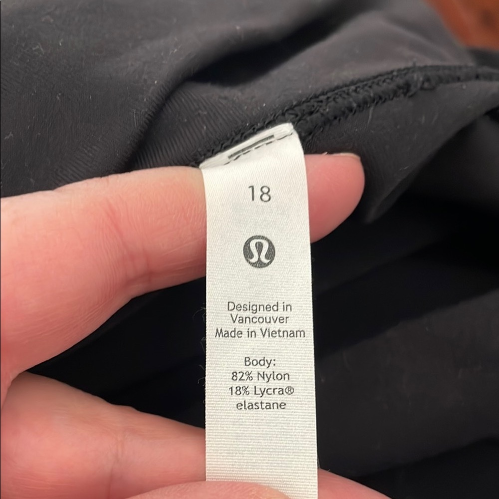 Lululemon Original fabric Wonder under Black Leggings